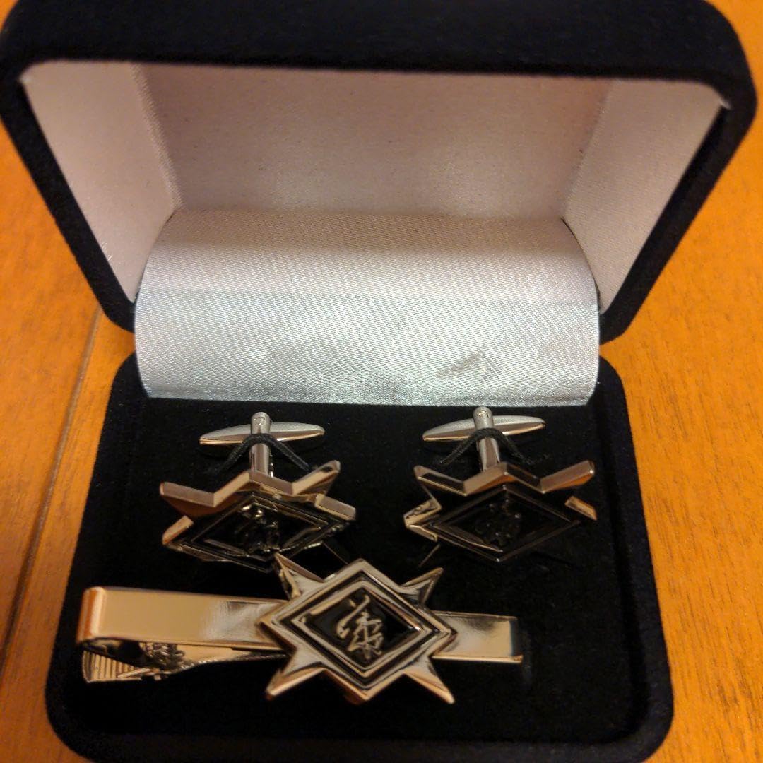 地上最強 刃牙展 花山組代紋カフス＆ネクタイピン代紋ボタン